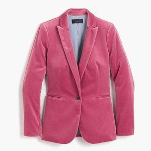Jcrew velvet Parker blazer